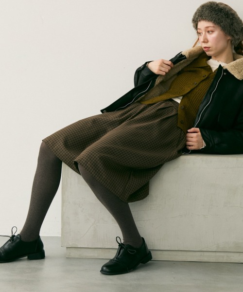 Crisp（クリスプ） パンツ チェックマニッシュハーフパンツ レディース