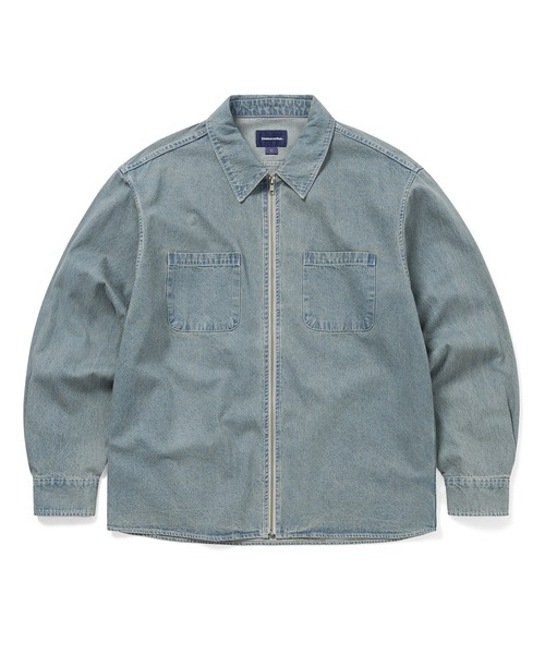 thisisneverthat（ディスイズネバーザット） シャツ Washed Denim Zip