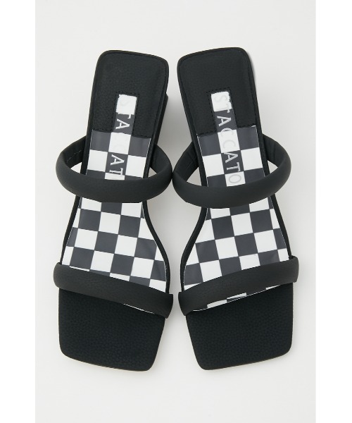 「STACCATO」 ヒールサンダル 22.5cm オレンジ系その他 レディース_画像2