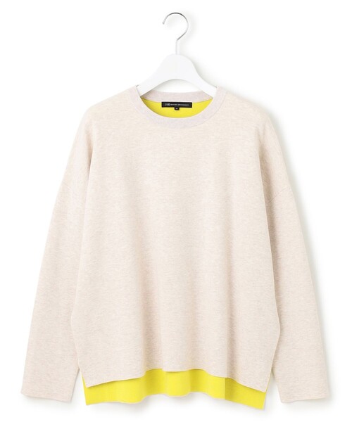 タグ付き・未使用　２３区【洗える】ダブルフェイス プルオーバー ニット38 23区（大きいサイズ） 【一部先行予約/洗える】ダブルフェイス プル