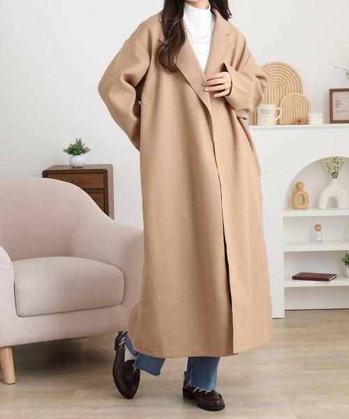 FUNALIVE（ファンアライブ） コート チェスターコート 切りっぱなし