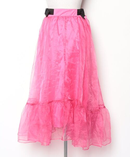 「NON TOKYO」 ロングスカート FREE ピンク レディース_画像2