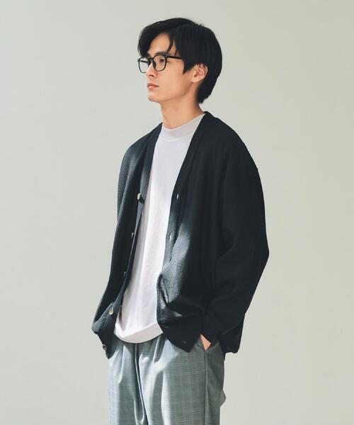THE SHOP TK カーディガン 「季節の変わり目に活躍」ニット