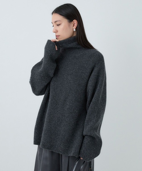 新品タグ付き✨「Chaos」カオス　カシミヤ100% ニットスカート Chaos（カオス）の「Chaos(カオス)/ ◇坪田あさみさんInstaLIVE紹介