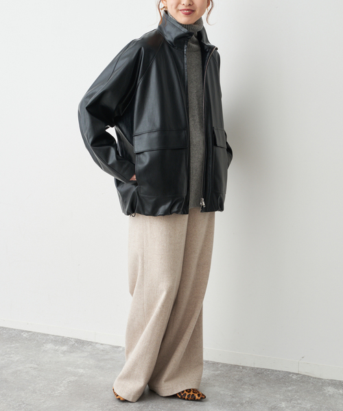 Spick＆Span（スピック アンド スパン） ブルゾン アウター フェイク