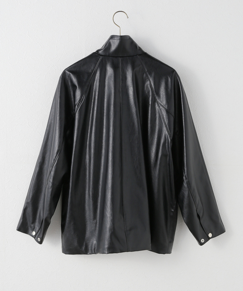 スピックスパン　未使用　レザージャケット Spick＆Span（スピック アンド スパン） ブルゾン アウター フェイク