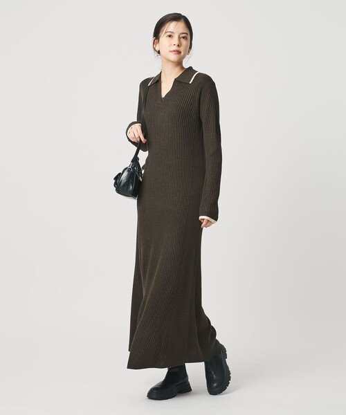 BEAUTY＆YOUTH UNITED ARROWS ワンピース ウールポリエステルブレンド