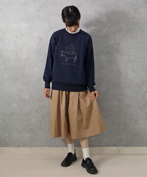 Bleu Bleuet（ブルーブルーエ） トレーナー スウェット ブレーメン刺繍