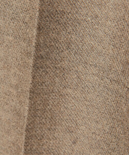 6 パンツ 「6(ROKU)」ウール タック パンツ 25FW レディース