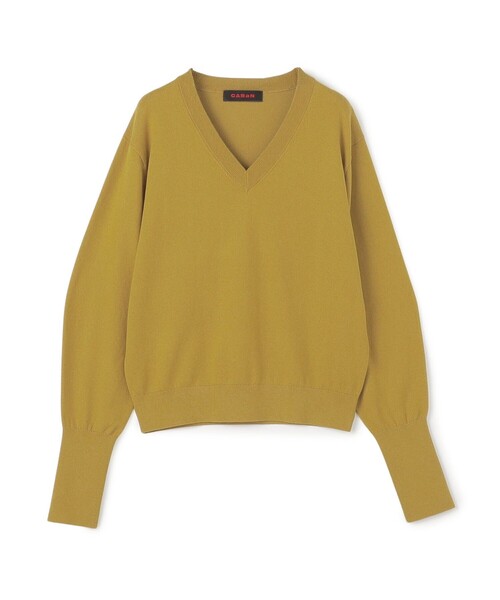 CABaN（キャバン） ニット セーター コットンカシミヤストレット V