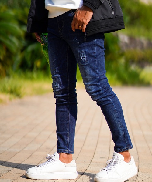 adamsJUGGLER（アダムスジャグラー） 「trade mark」スキニーデニム