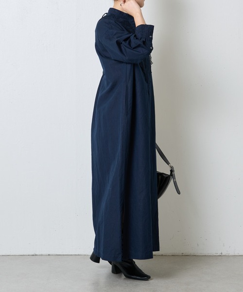 「NE QUITTEZ PAS!」 長袖ワンピース FREE ネイビー レディース_画像5