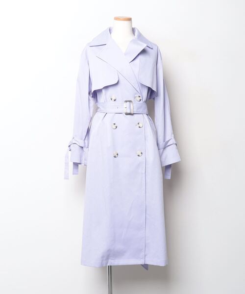 MERCURYDUO（マーキュリーデュオ） トレンチコート FREE パープル