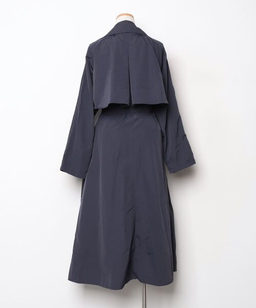 「AMERICAN RAG CIE」 トレンチコート FREE ネイビー レディース_画像2