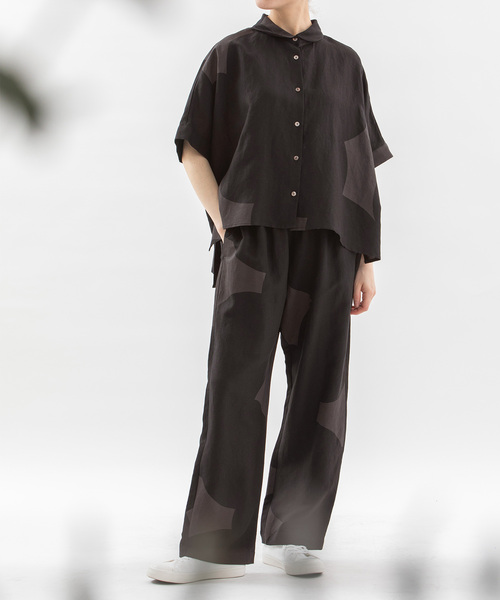 「nop de nod」 イージーパンツ M ブラック レディース_画像2