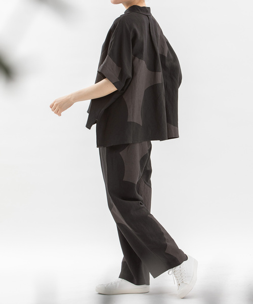 「nop de nod」 イージーパンツ M ブラック レディース_画像3