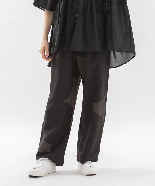 「nop de nod」 イージーパンツ M ブラック レディース_画像6