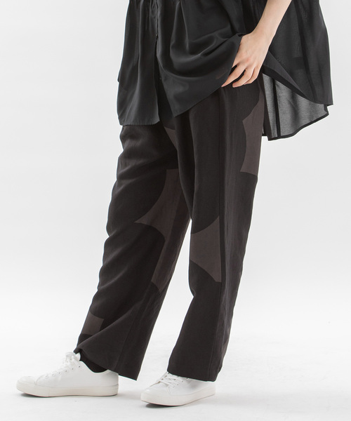 「nop de nod」 イージーパンツ M ブラック レディース_画像7