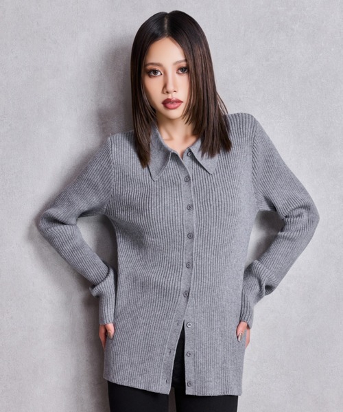 GYDA（ジェイダ） ニット セーター ZOZO限定！！リブPOLOニット