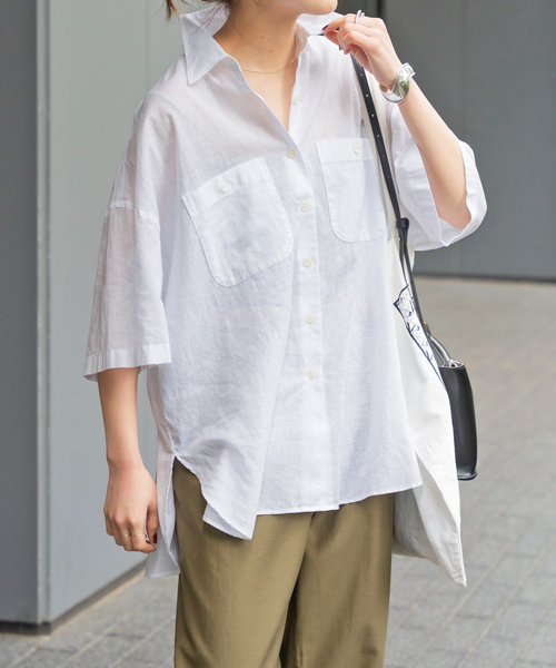 「Spick \u0026 Span」 半袖シャツ FREE ベージュ レディースの画像
