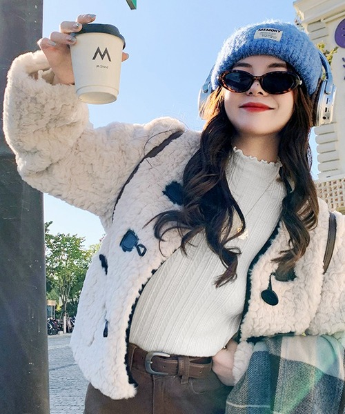 ニット セーター スリムリブ編み ハイネック 春ニット / ベーシック韓国 Y2K 美シルエット レディース | lulufa | 25