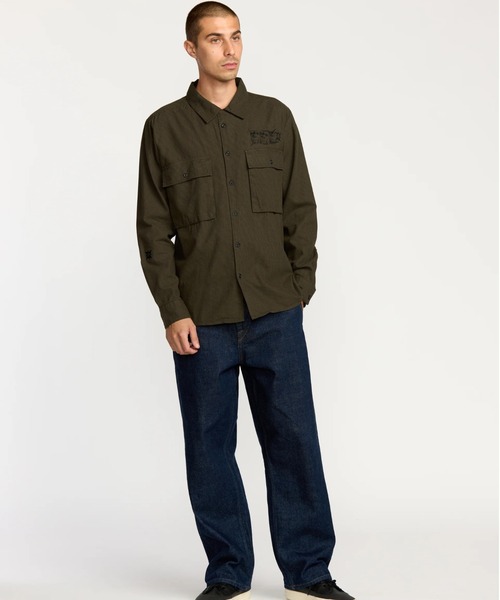 モクロム出品 VOLCOM（ボルコム） シャツ VOLCOM POVJ WORKSHIRT/ボルコムワーク