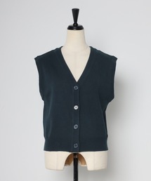 「Bonjour Sagan」 「ANDSEARCH」ニットベスト FREE オフホワイト レディースの画像4