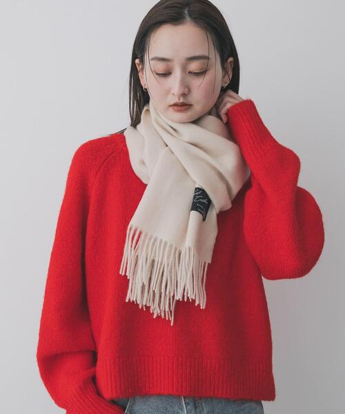カシミヤ&amp;ミンクストール、マフラー‼️ SENSE OF PLACE by URBAN RESEARCH マフラー ストール カシミヤ