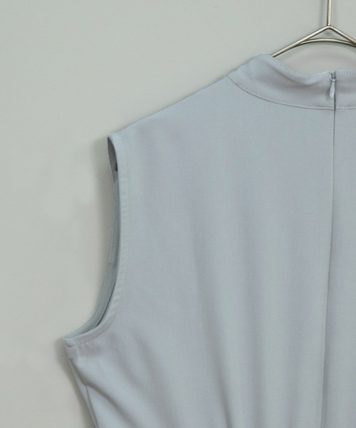 「&g'aime」 ノースリーブワンピース FREE ライトブルー レディース_画像4
