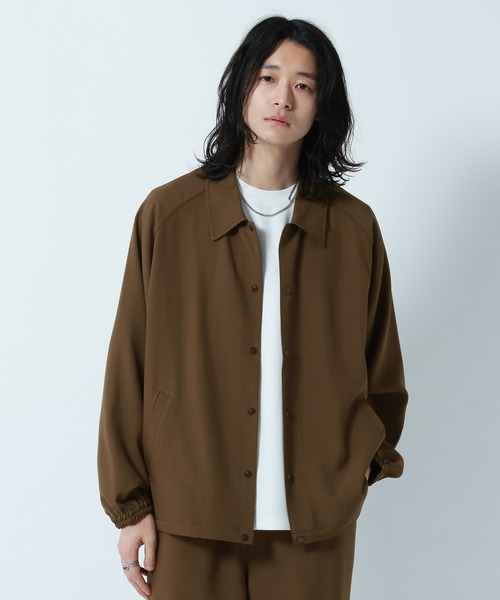 remer セットアップ ルーズベーシックジャケット パンツ Mサイズ ブラウン remer セットアップ ルーズベーシックジャケット パンツ Mサイズ