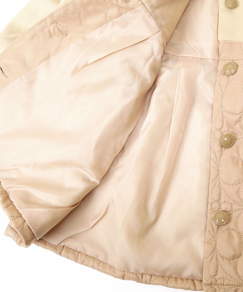 「la poche biscuit」 「KIDS」ノーカラーコート 100 ピンク キッズ_画像2