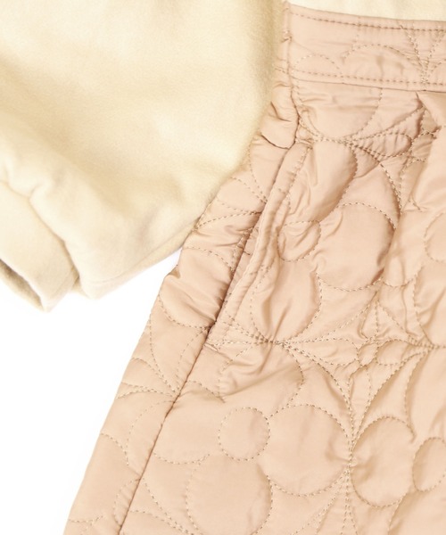 「la poche biscuit」 「KIDS」ノーカラーコート 100 ピンク キッズ_画像3