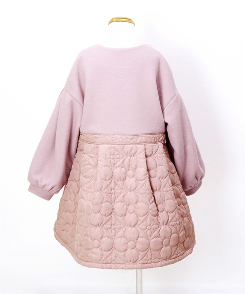 「la poche biscuit」 「KIDS」ノーカラーコート 100 ピンク キッズ_画像9