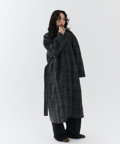 NUJOH モッズコート コート Classic Check Long Coat / クラシック