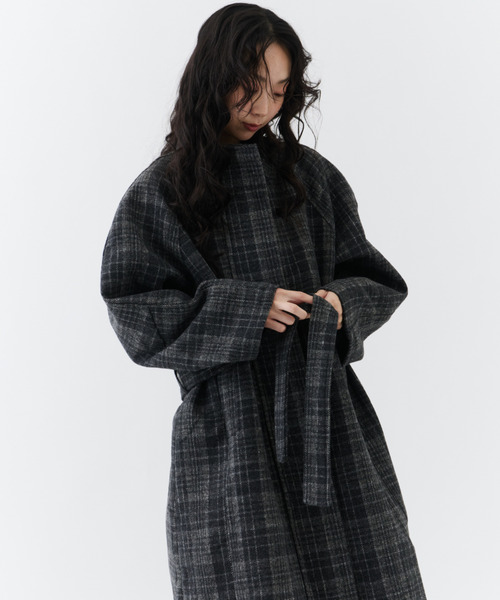 NUJOH モッズコート コート Classic Check Long Coat / クラシック