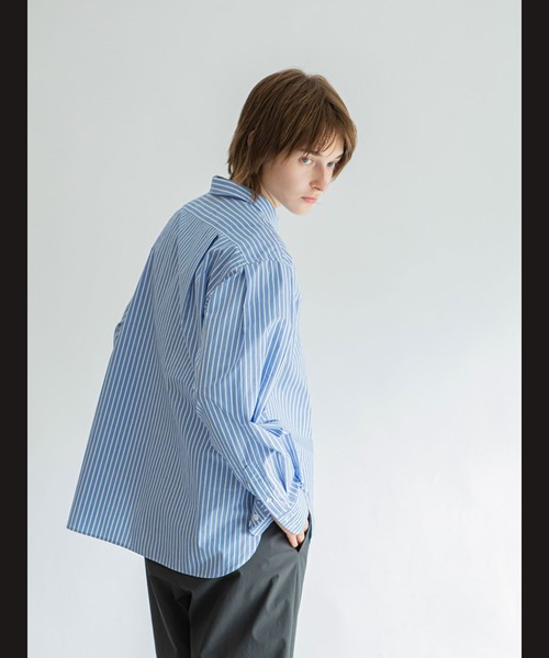 「enchainement」 長袖シャツ フリー グリーン レディース_画像4