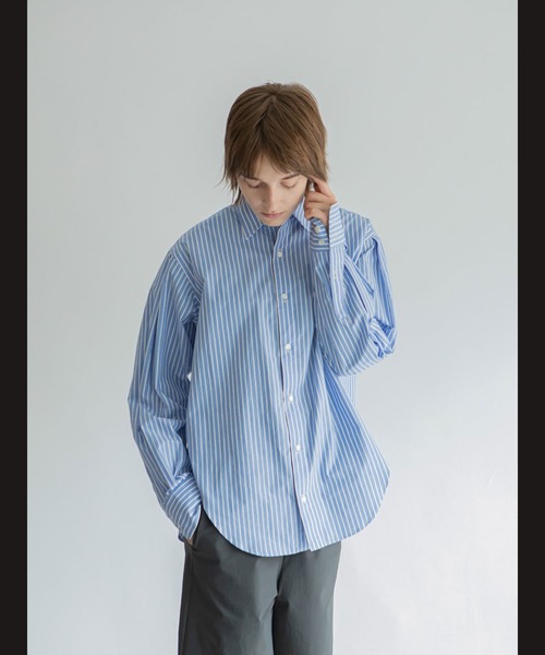 「enchainement」 長袖シャツ フリー グリーン レディース_画像5