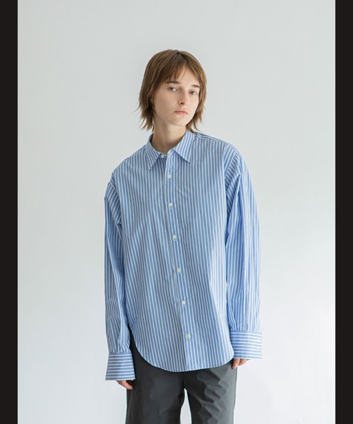 「enchainement」 長袖シャツ フリー グリーン レディース_画像8