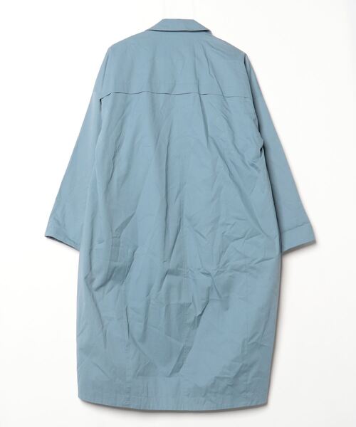 「conges payes ADIEU TRISTESSE」 ステンカラーコート 38 ブルー レディース_画像2