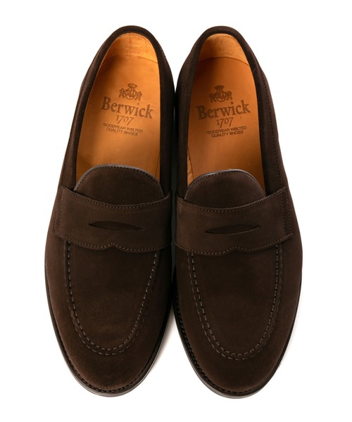 「Berwick1707」 ローファー 6 ダークブラウン メンズ_画像5