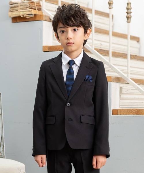 トミーヒルフィガー　キッズ　スーツ上下　フォーマル 120 美品 TOMMY HILFIGER 【キッズスーツ4点SET】トミーヒルフィガー ネイビー