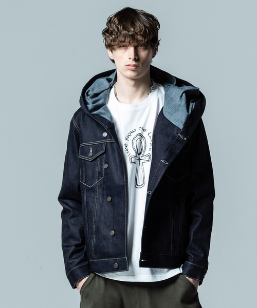 glamb（グラム） デニムジャケット L インディゴブルー メンズ