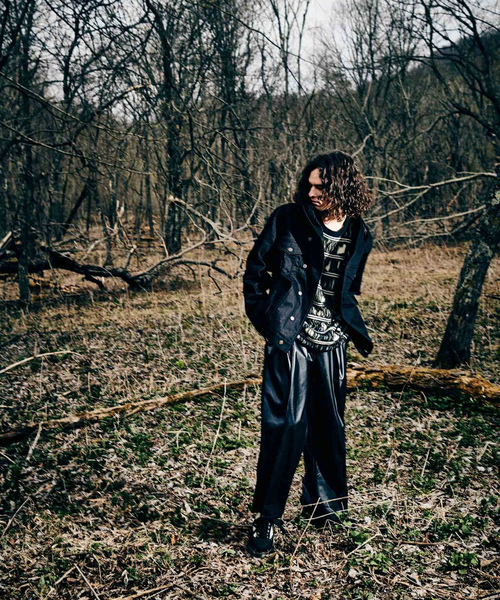 「glamb」 デニムジャケット L インディゴブルー メンズ_画像6