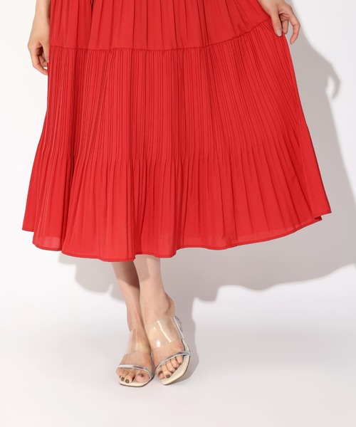 「MISCH MASCH」 半袖ワンピース M ベージュ レディース_画像7