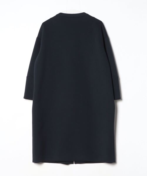 「Sono」 ノーカラーコート 1 ネイビー レディース_画像2