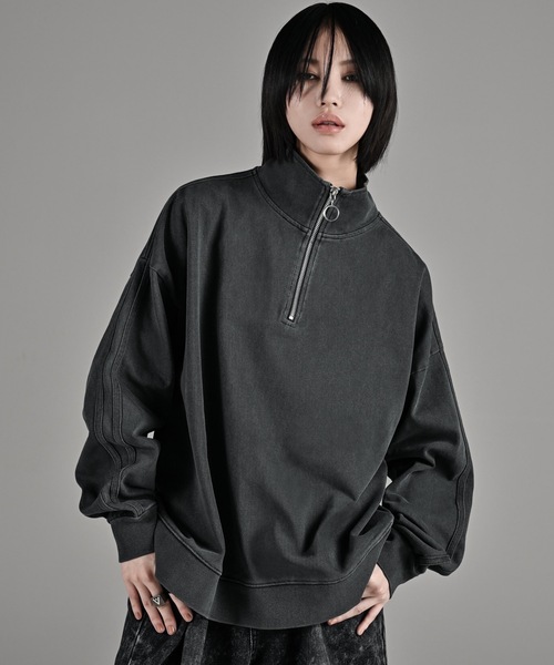 ADRER（アドラー） スウェットカットソー S グレー メンズ : ZOZOTOWN