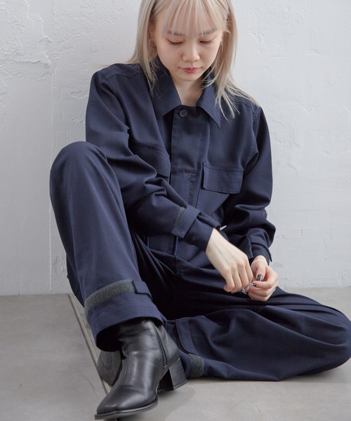 「WHIMSIC」 オールインワン 1 ネイビー メンズ_画像7