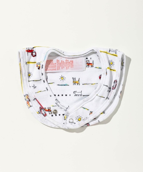 MARNI（マルニ） 出産祝い 入学式 Baby 総柄ロンパーススタイキャップ3