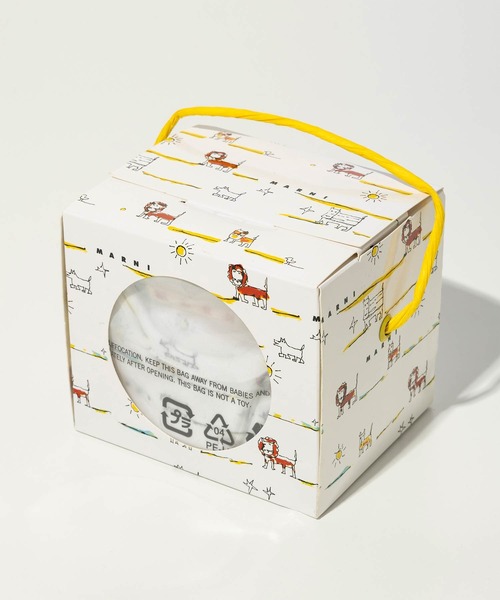 MARNI（マルニ） 出産祝い 入学式 Baby 総柄ロンパーススタイキャップ3