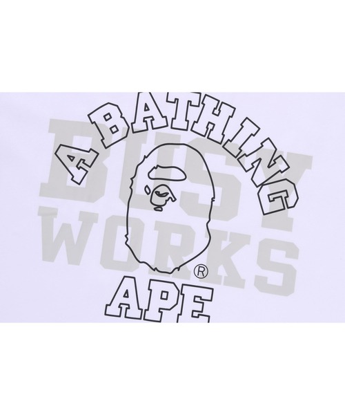 「A BATHING APE」 半袖Tシャツ X-LARGE ホワイト メンズの画像